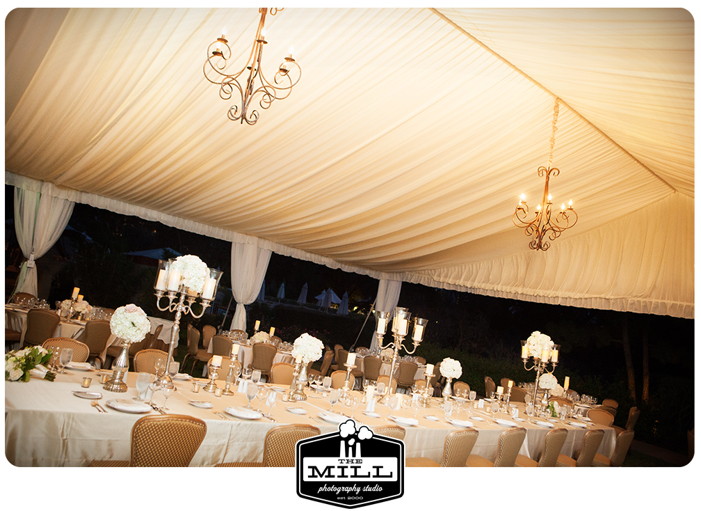 troberman tent and head table